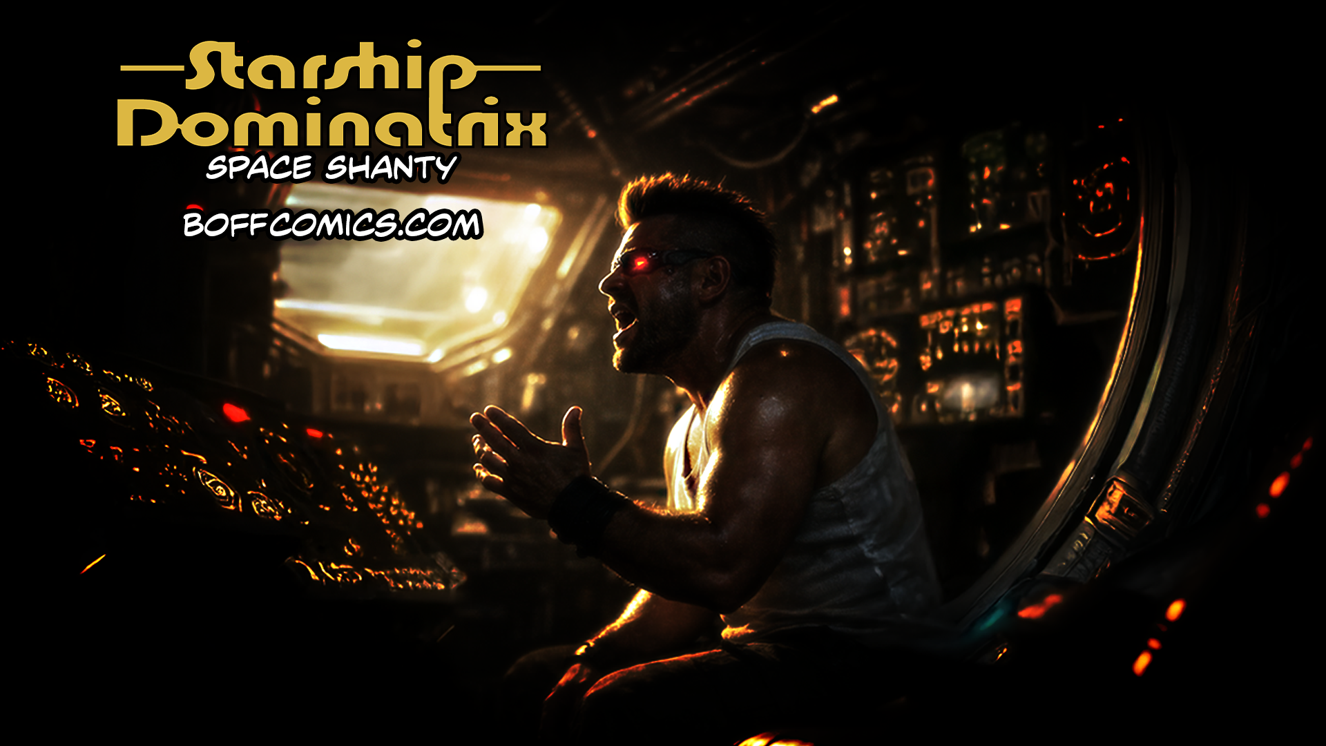 Rebel Star Rising - Space Shanty single art