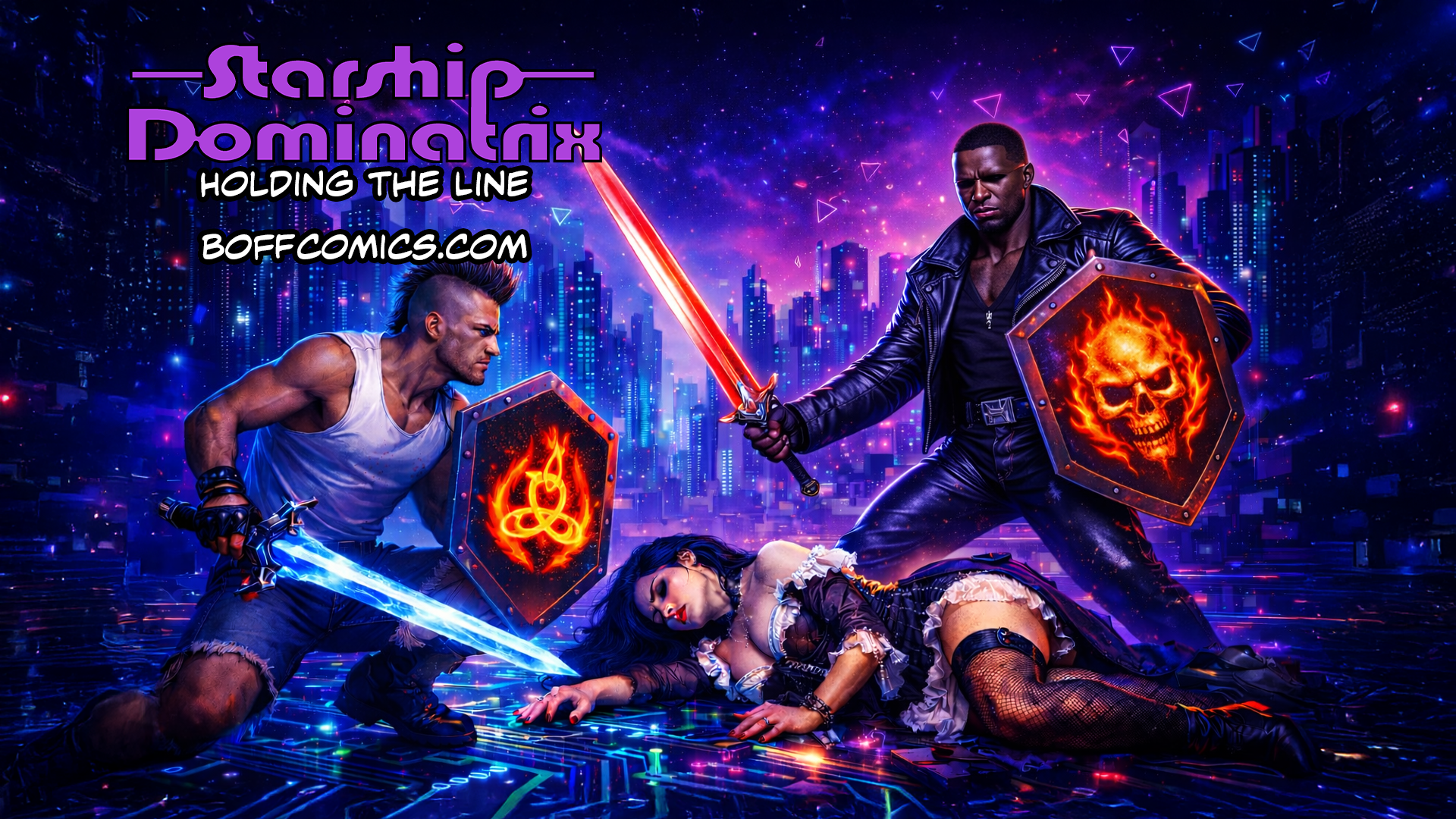 Rebel Star Rising - Holding The Line single art