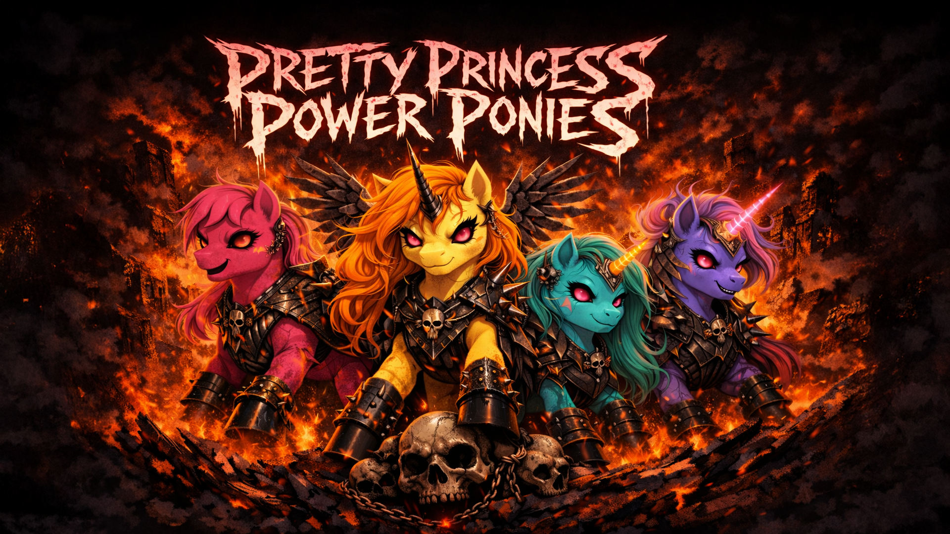 Rebel Star Rising - Pretty Princess Power Ponies - Corporate War single art