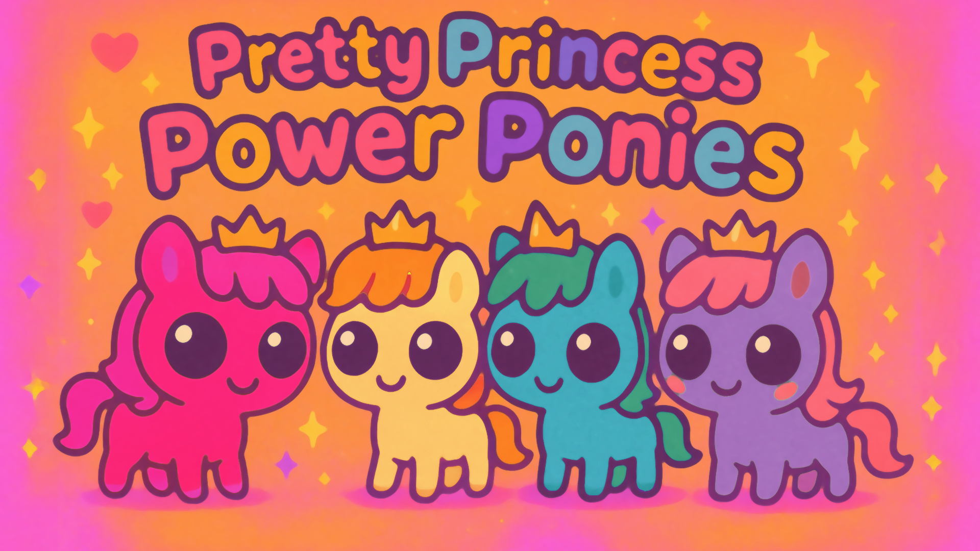 Rebel Star Rising - Pretty Princess Power Ponies single art